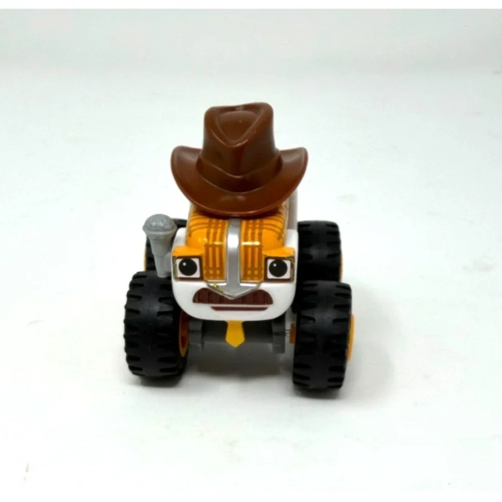 Blaze &‎ The Monster Machines Mattel COWBOY BUMP BUMPERMAN Die Cast 2014 RARE 3